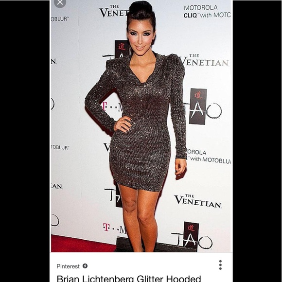 Brian Lichtenberg runway Dresses & Skirts - B.L limited celeb fave hoodie dress gold backless